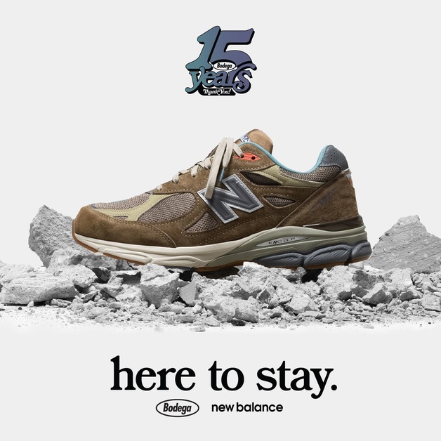 Bodega Announces a Collaborative New Balance 990v3 for Its 15th Anniversary