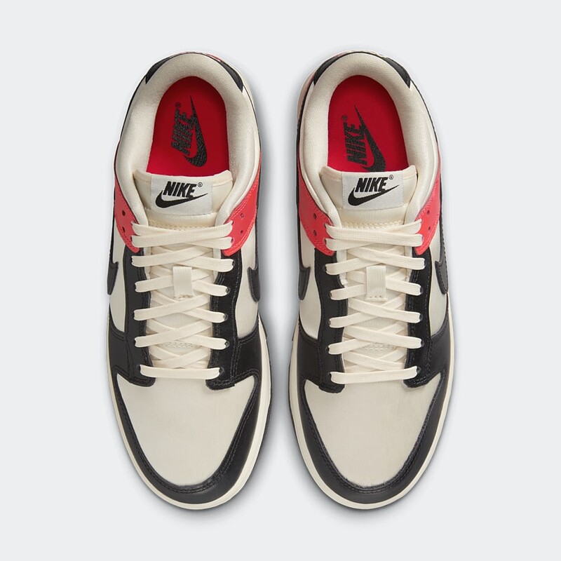 Nike Dunk Low "Black Toe/Bright Crimson" | HQ3423-635