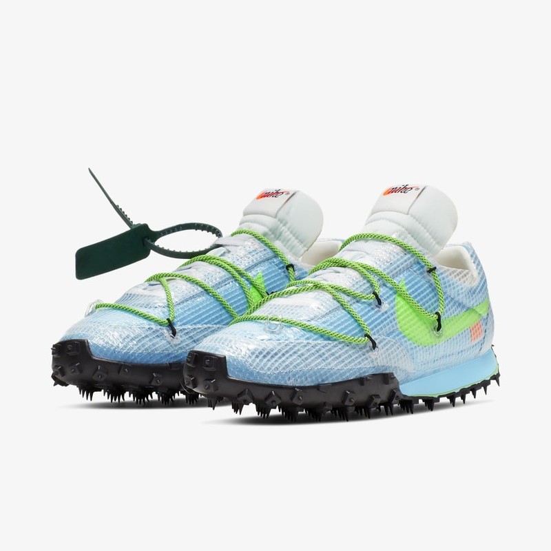 Off-White x Nike Waffle Racer Blue | CD8180-400