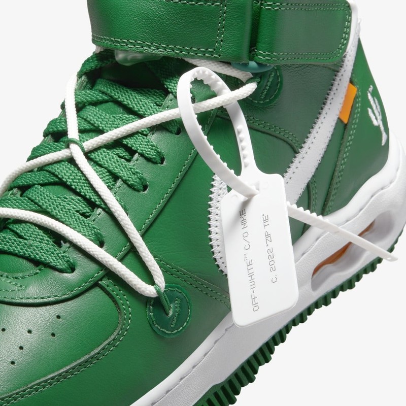 Off-White x Nike Air Force 1 Mid Pine Green | DR0500-300