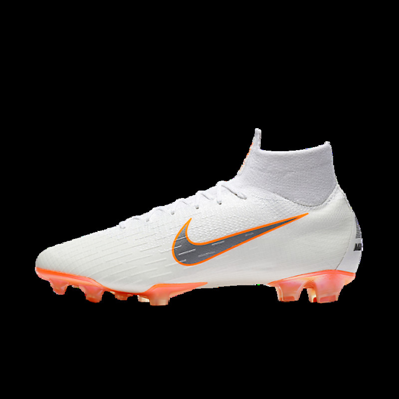 Nike Mercurial Superfly 6 Elite FG White Total Orange | AH7365-107