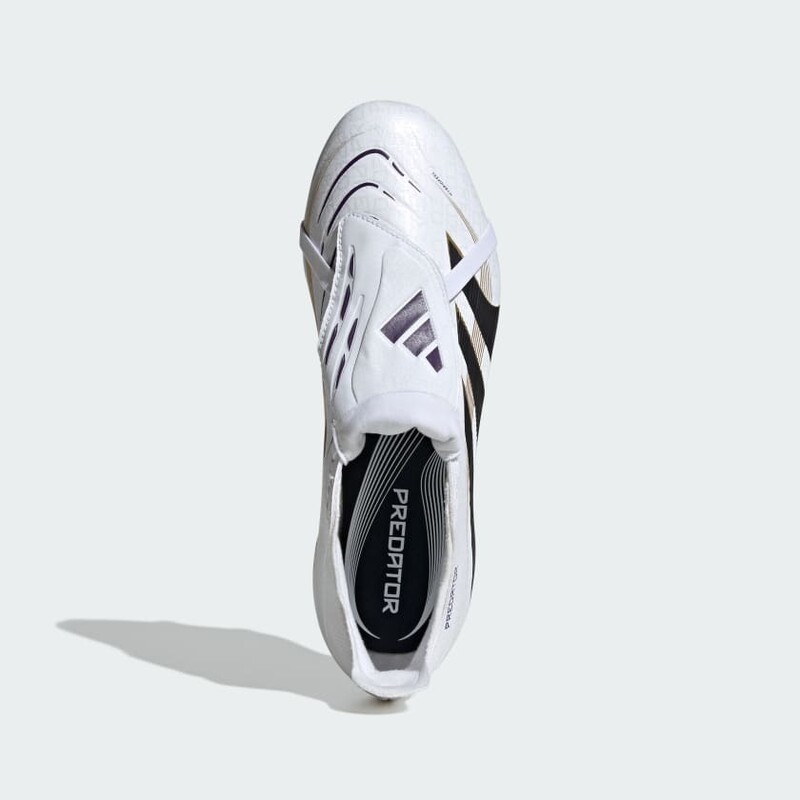adidas Predator League Fold-Over Tongue FG/MG "White/Gold" | JI1114