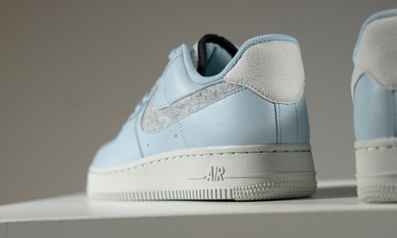 Nike Air Force 1 Recycled Wool Blue | DA6682-400