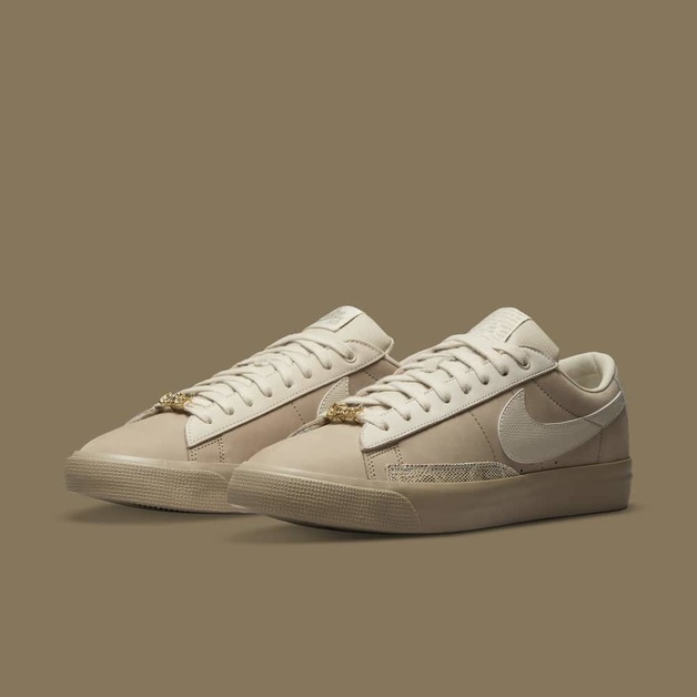 Nike SB und FPAR decken den zweiten Blazer Low in einem „Tan“-ähnlichen Colorway