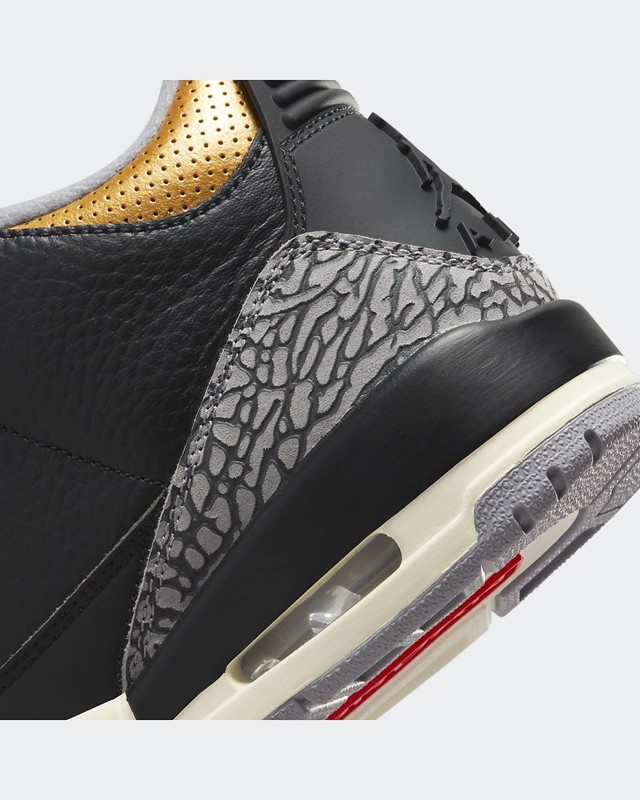 Air Jordan 3 Black/Gold | CK9246-067