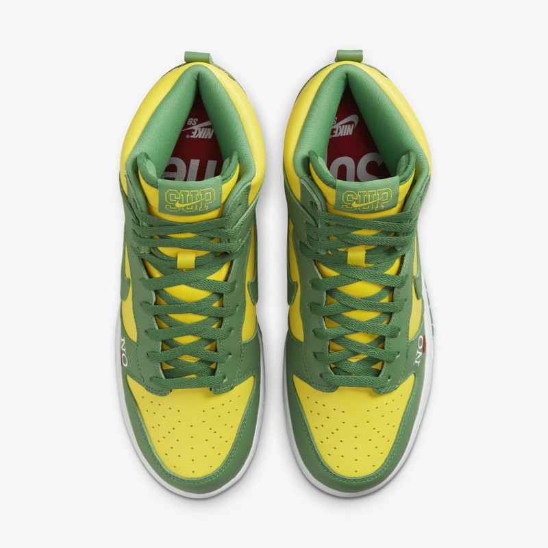 Supreme x Nike SB Dunk High By Any Means Brazil | DN3741-700