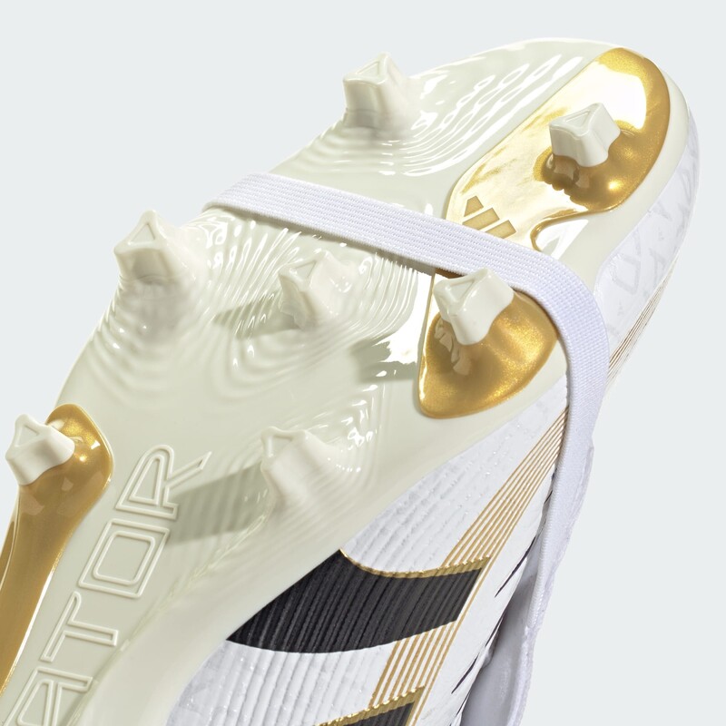 adidas Predator League Fold-Over Tongue FG/MG "White/Gold" | JI1114