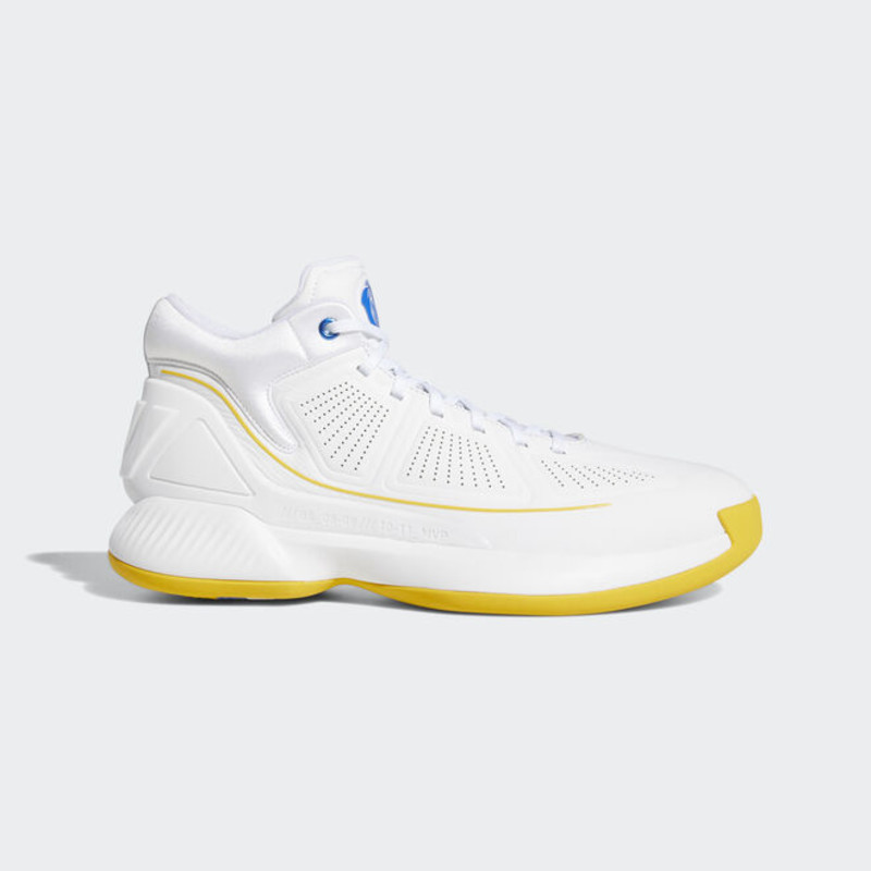 adidas D Rose 10 'Simeon' White/Bold Gold/Blue Basketball | F36777