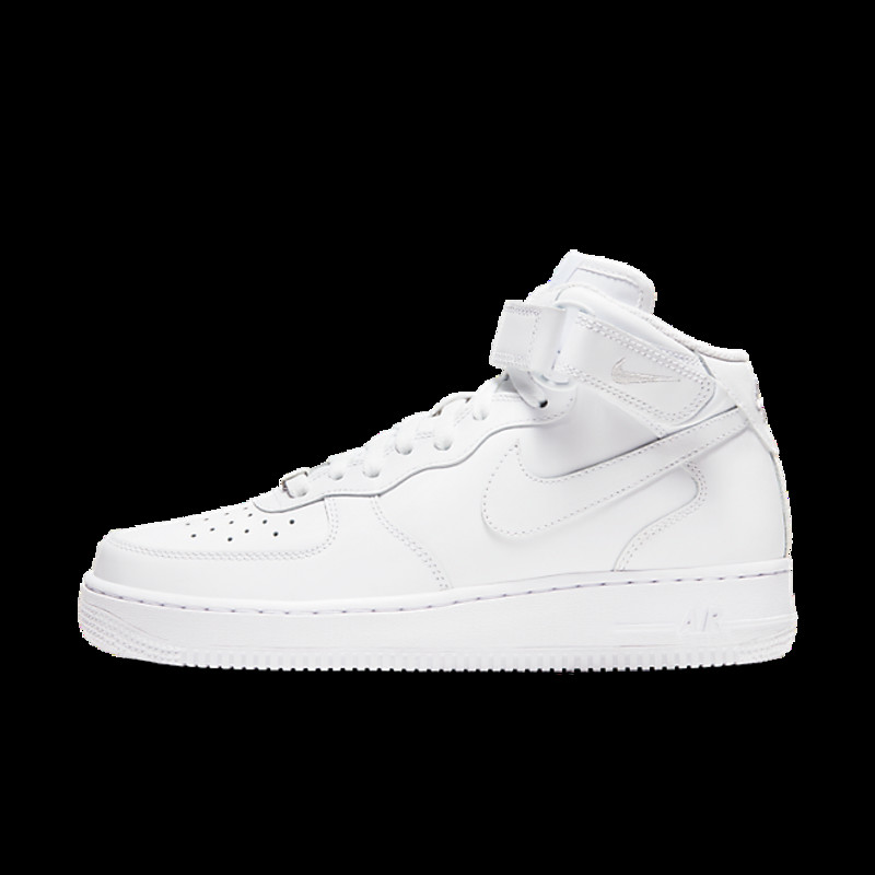 Nike Air Force 1 Mid Triple White (W) | DD9625-100