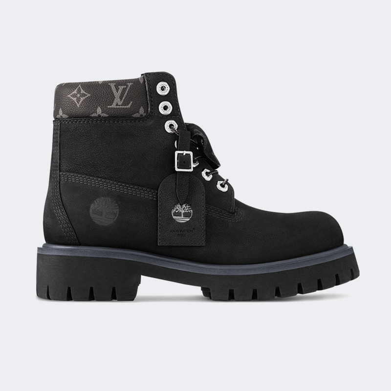 Louis Vuitton x Timberland 6" Premium Waterproof Boot "Black" | LOUISVUITTON-TIMBERLAND-4