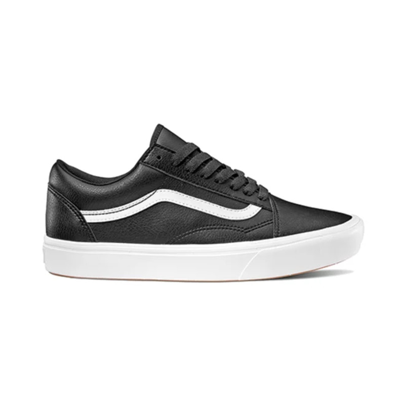 Vans old skool shop tumble black white