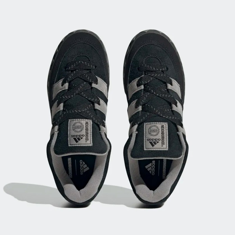 NEIGHBORHOOD adidas ADIMATIC Black Gray Release Info