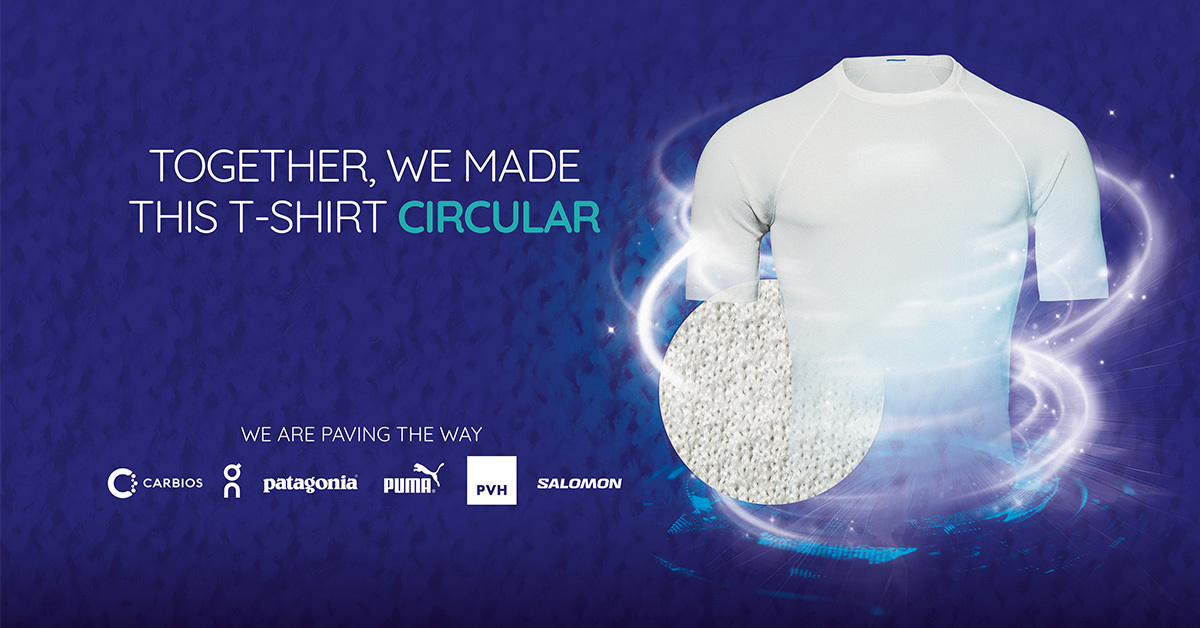 PUMA and Carbios present the world's first T-shirt made entirely from biorecycled textile waste