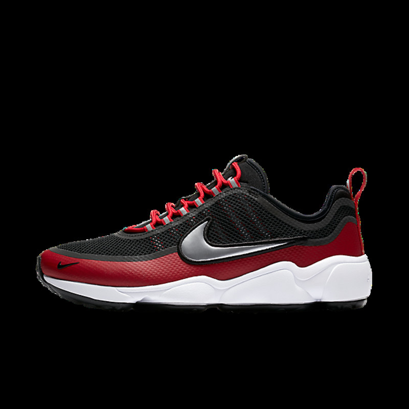 Nike Air Zoom Spiridon Black/mtlc Platinum-gym Red-white | 876267-005