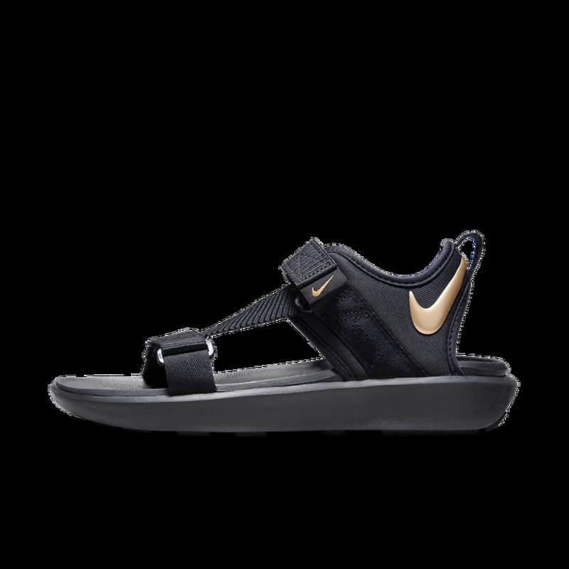 Nike Wmns Vista Sandal 'Black Metallic Gold' | DJ6608-002