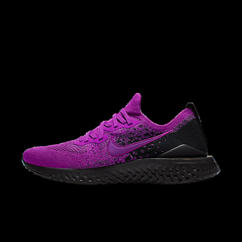 Nike epic react black purple hotsell