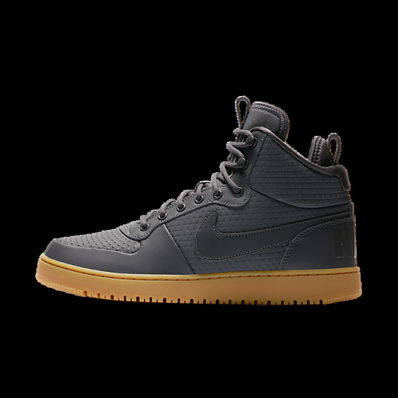 Nike court borough on sale mid winter schwarz