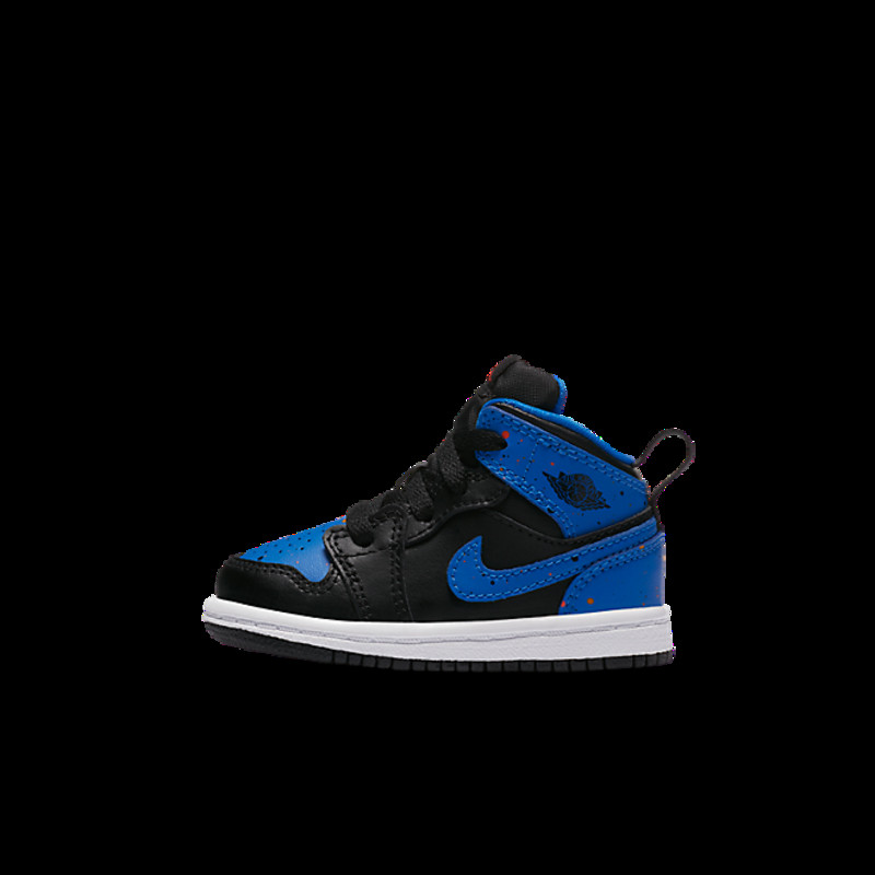 Jordan 1 royal outlet paint splatter