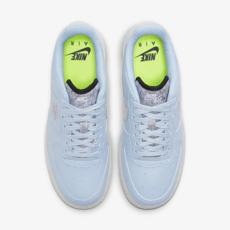 Nike Air Force 1 Recycled Wool Blue | DA6682-400