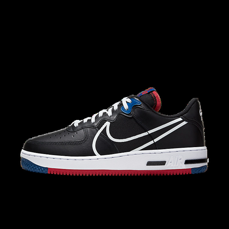 Air force 1 sales black gym blue