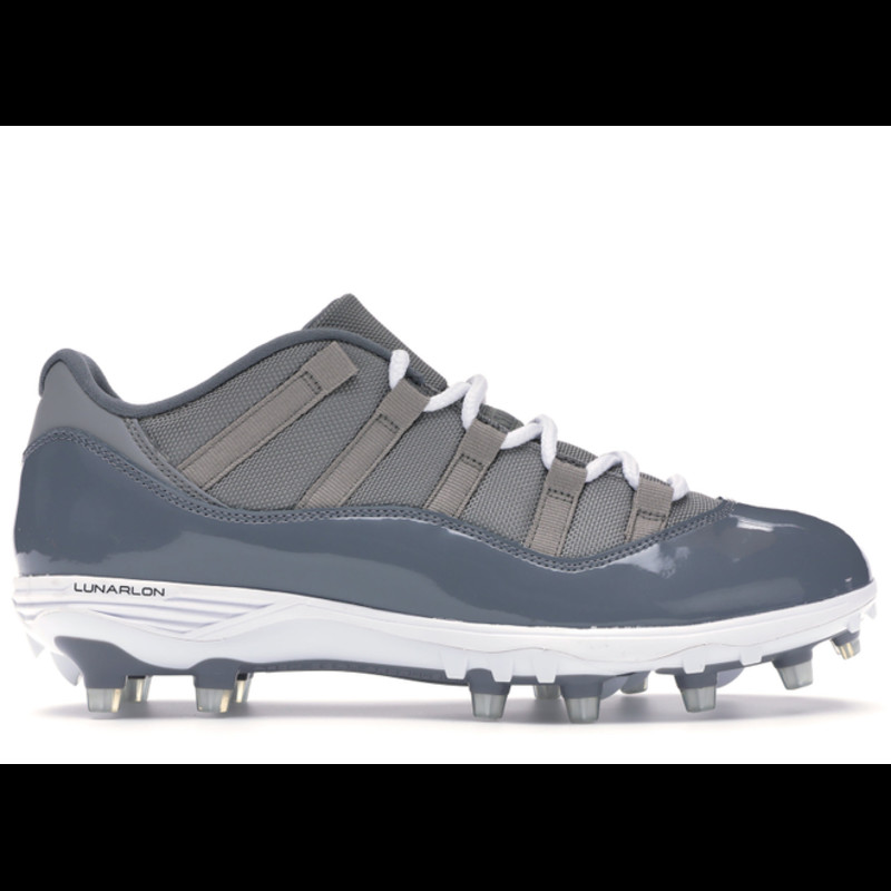 Jordan 11 cool hot sale grey cleats