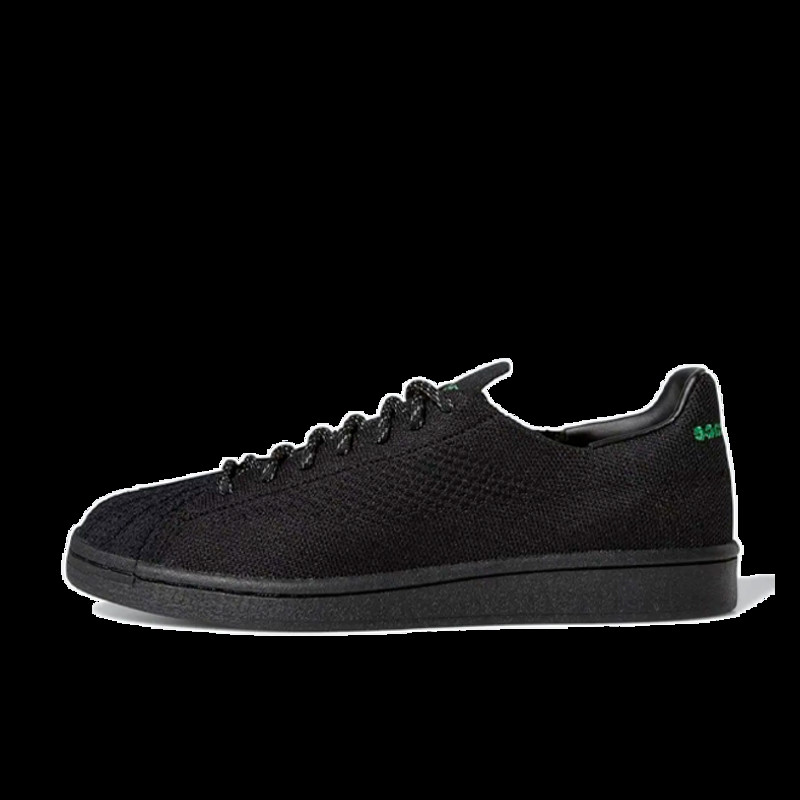Pharrell Williams X adidas Superstar Primeknit 'Black' | GX0195