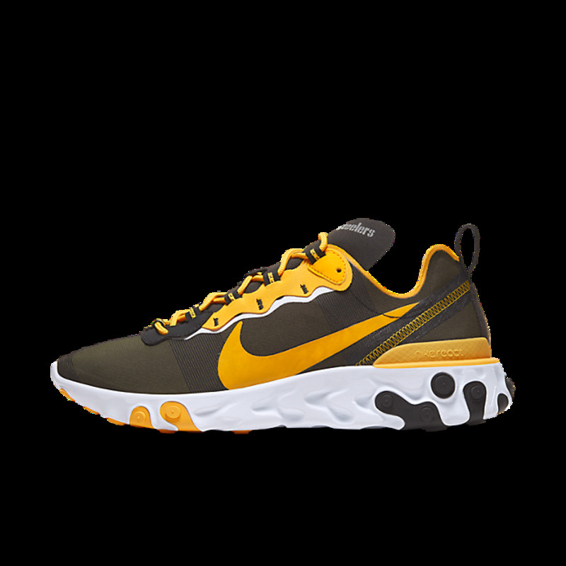 Nike React Element 55 Pittsburgh Steelers | CK4893-001