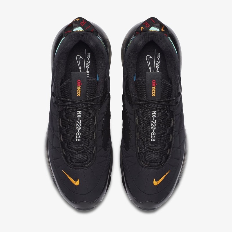 Nike AIR MAX 720-818 BLACK MAGMA ORANGE On Foot Review 