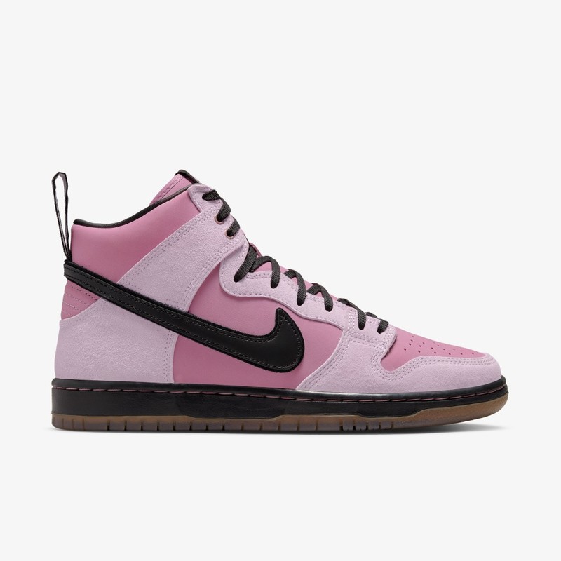 Black and pink nike high tops online