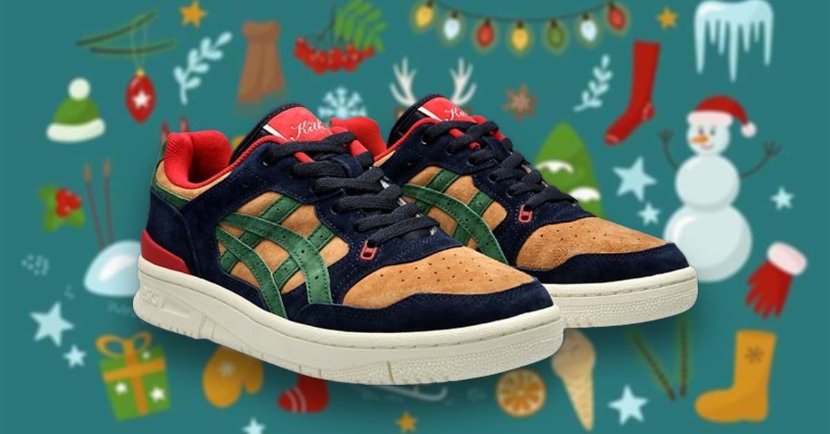 Feier Weihnachten mit diesem KITH x Asics EX89 "Kithmas"