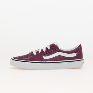 vans Flocked Sk8-Low Vacation Casuals Plum Wine | VN0009QRCHI1