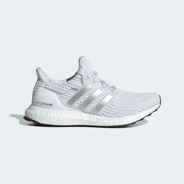 Adidas pure boost white silver best sale