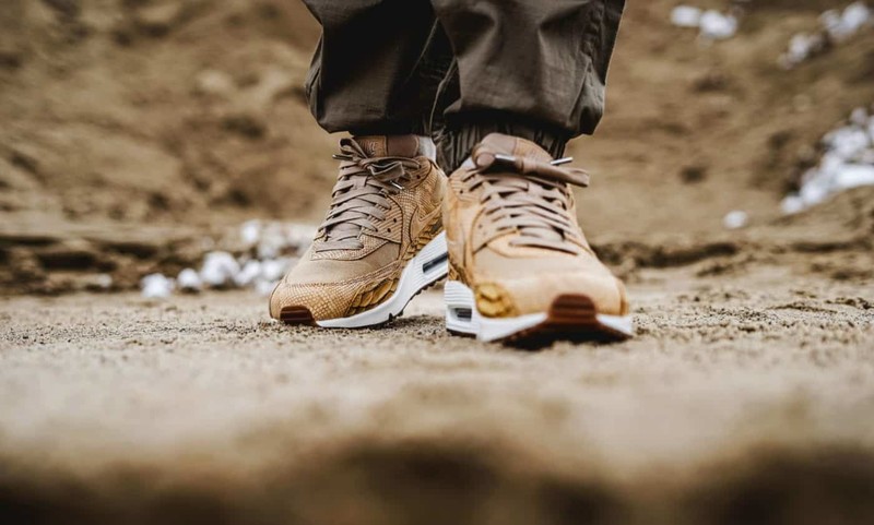 Nike Air Max 90 Premium Leather Vachetta Tan/Elemental Gold - AH8046-200