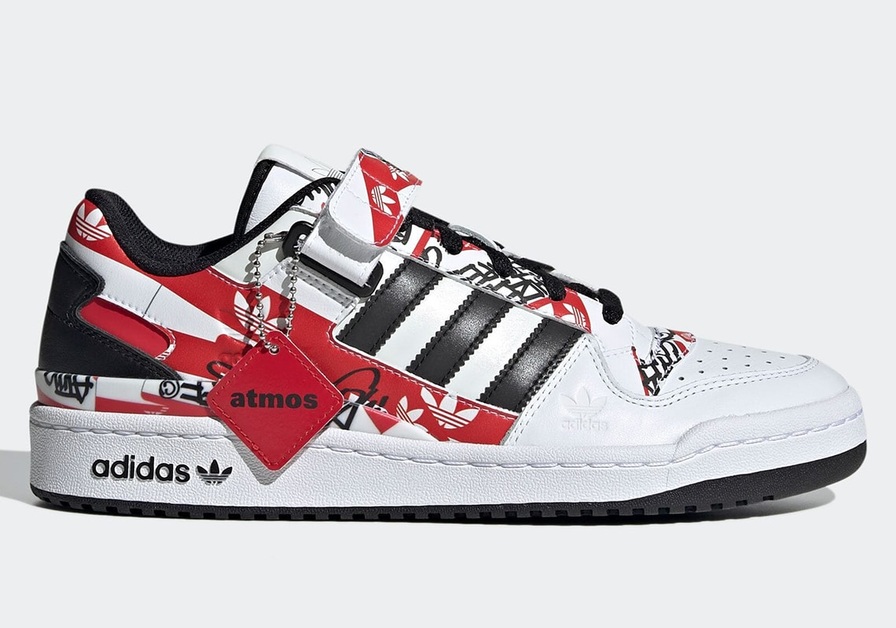 atmos besprüht den neuen adidas Forum Low mit Graffiti