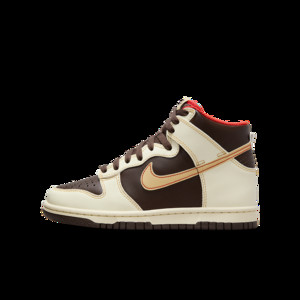 Nike Dunk High GS 'Baroque Brown' - Nike App Release | DB2179-200