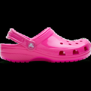 Neon discount puff crocs