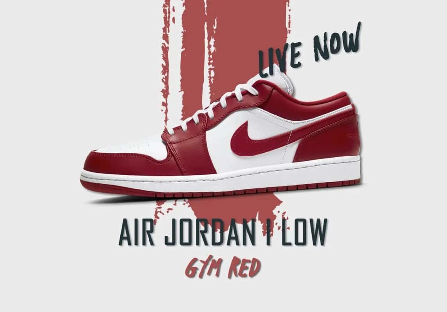 Air Jordan 1 Low "Gym Red"