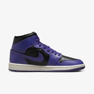 Air Jordan 1 Mid Purple/Black | BQ6472-051