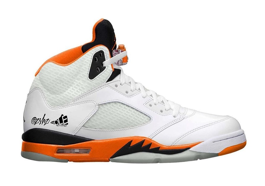 So könnte der Air Jordan 5 „Total Orange“ aussehen