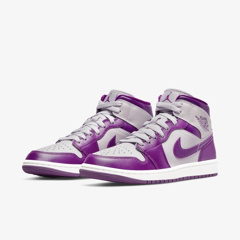 Air Jordan 1 Mid Magenta Grey | BQ6472-501