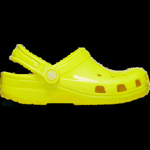 Yellow lined crocs discount womens