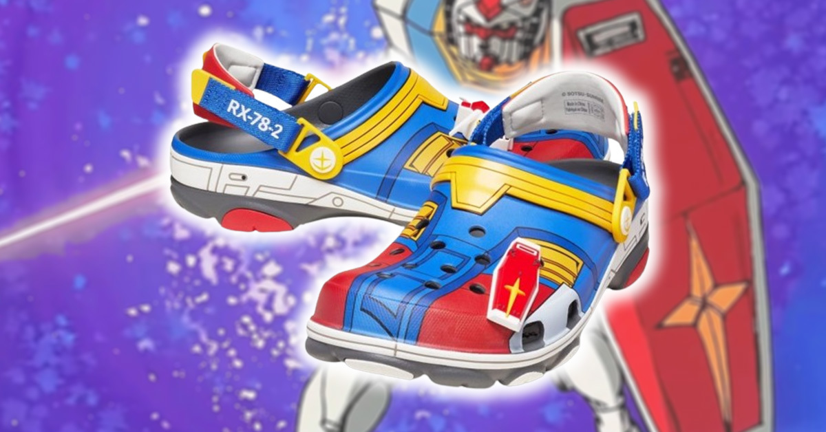 Gundam and Crocs celebrate 45 years of the mecha franchise with an exclusive clog