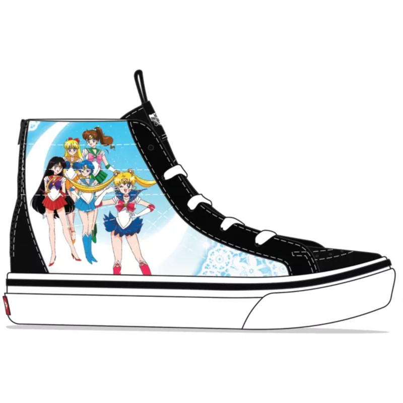 Vans Comfycush Sk8-Hi Zip Pretty Guardian Sailor Moon (TD) | VN0A4VJNSKQ