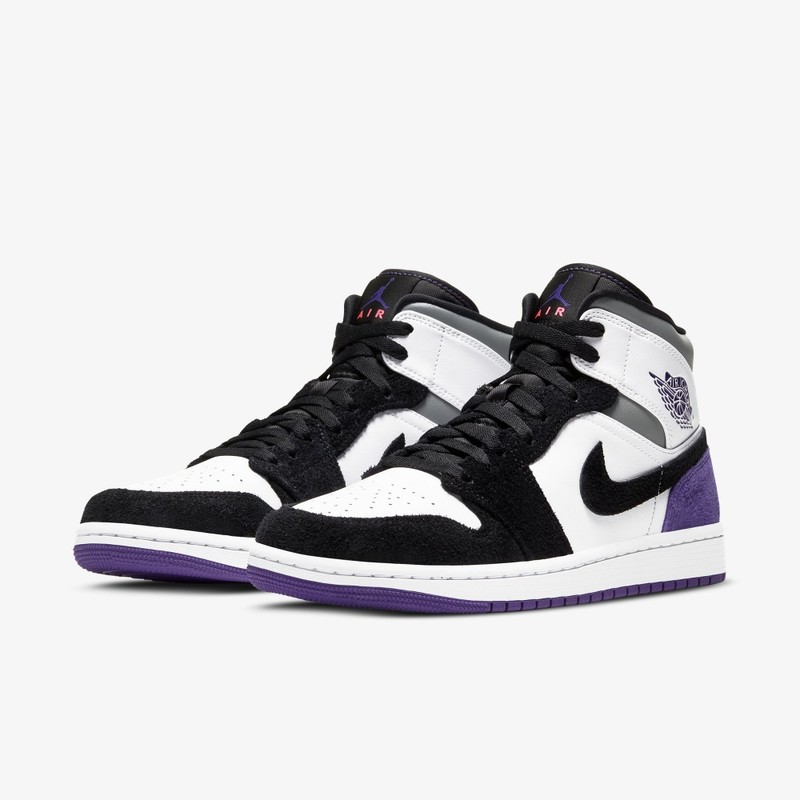 Air Jordan 1 Mid Purple Heel | 852542-105