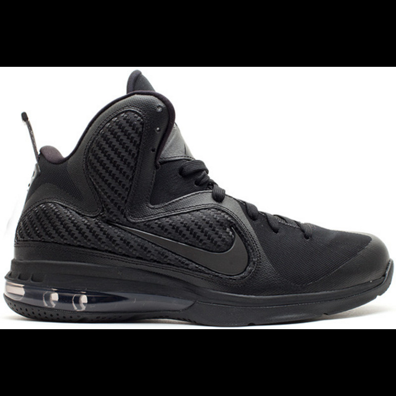 Lebron 9 best sale triple black