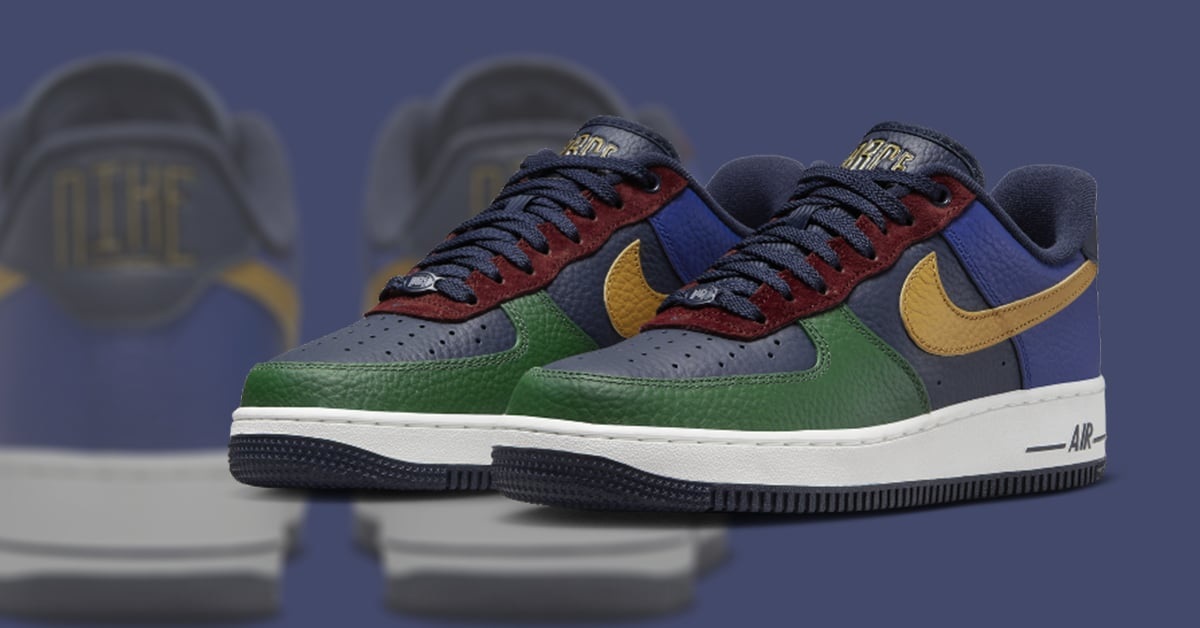 Premium-Leder und Wildleder erscheinen auf dem Nike Air Force 1 LX „Multicolor“