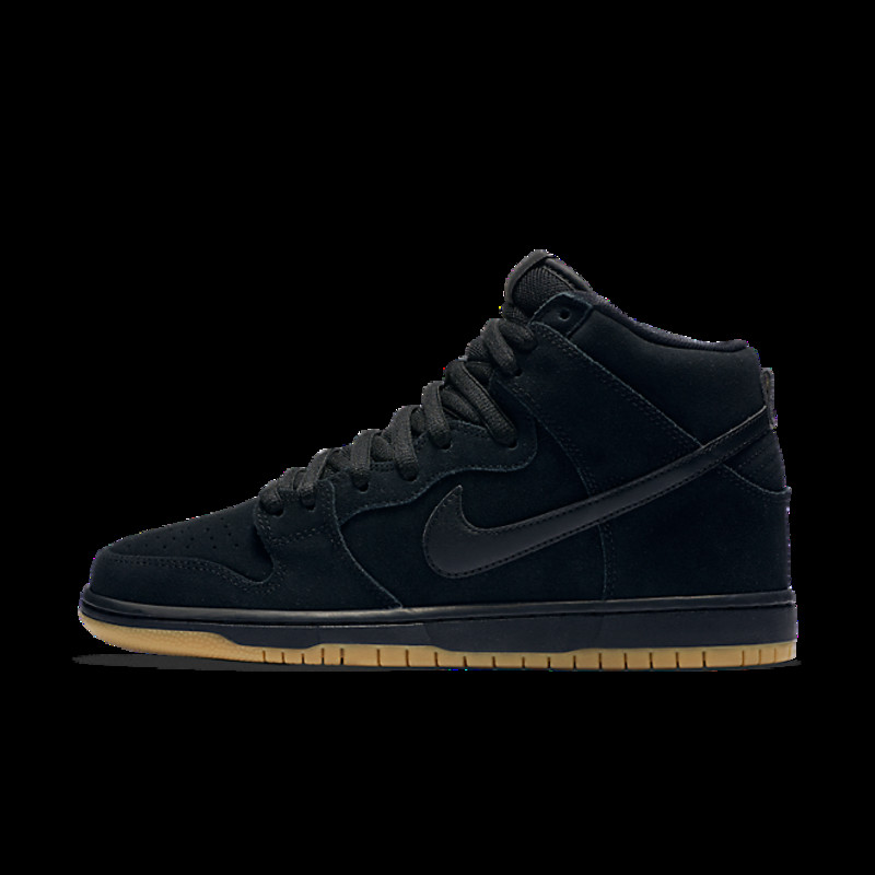 Nike sb dunk high best sale black gum