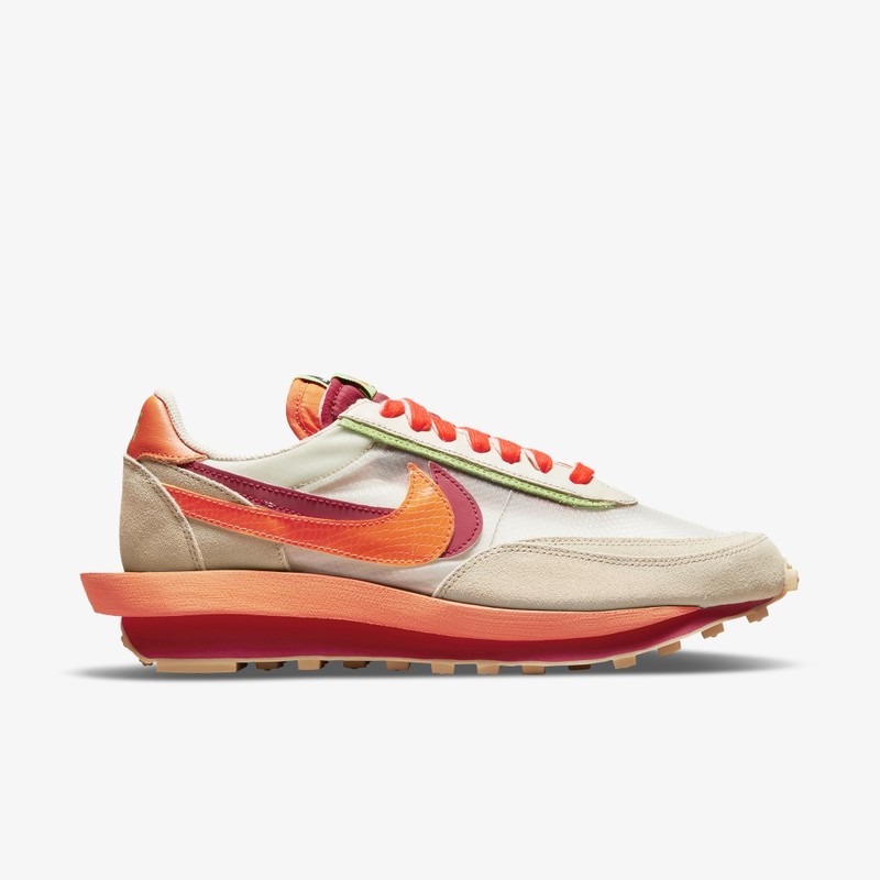 CLOT x sacai x Nike LDWaffle Orange | DH1347-100