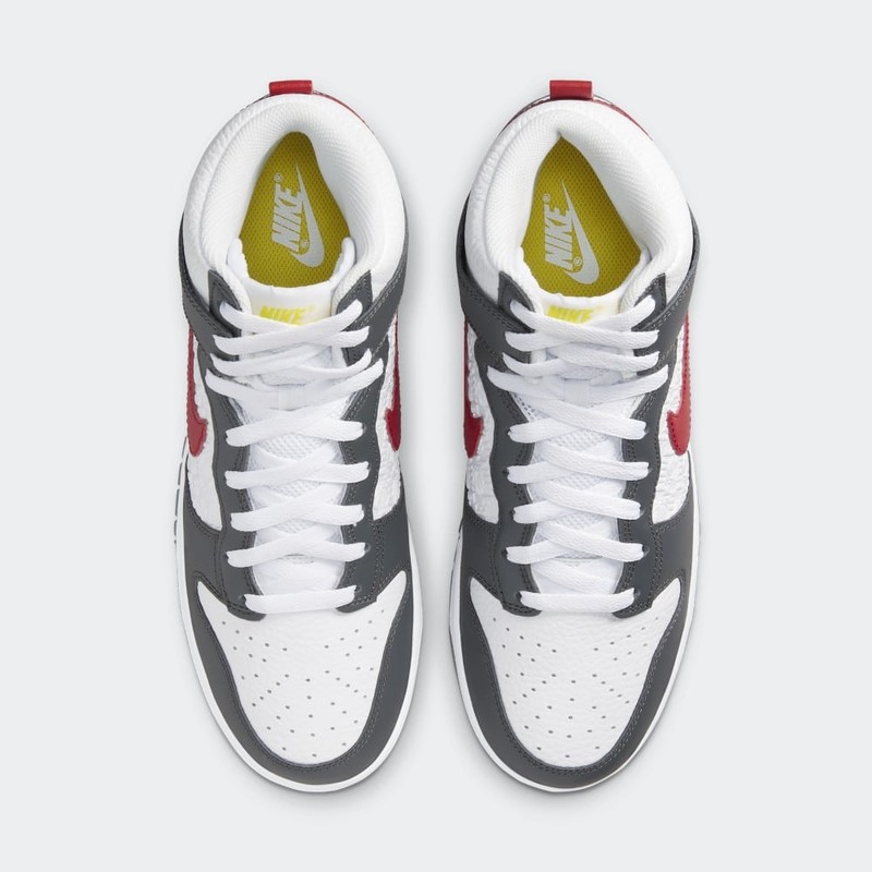 Nike Dunk High Hoops Grey/Red | FD0668-001