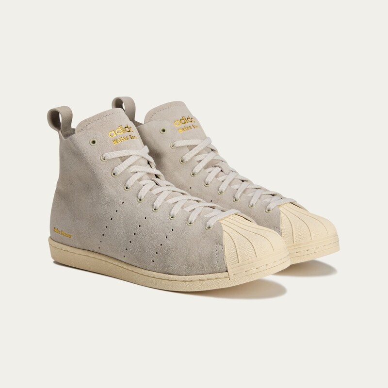 Wales Bonner x adidas Originals Superstar Hi "Mist Stone" | JQ7633